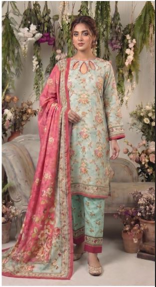 Khaadi Lawn 3 Piece (HF2403A-SKIN-3PC)