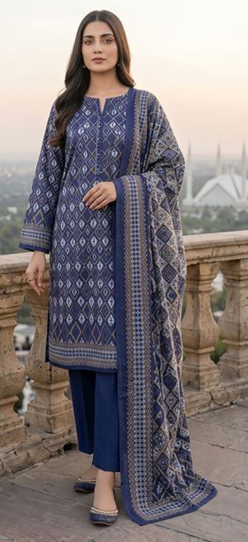 Zesh Gold Paste Lawn 3 Piece