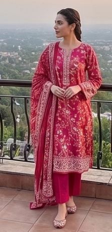 Zesh Gold Paste Lawn 3 Piece