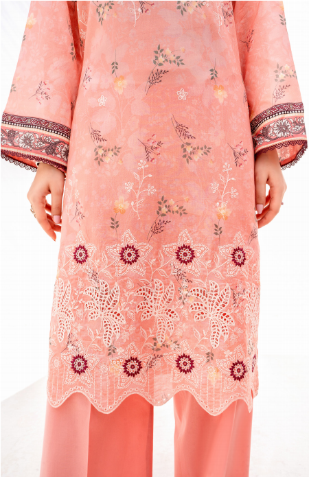 Elaya Embroidered Lawn 3 Piece