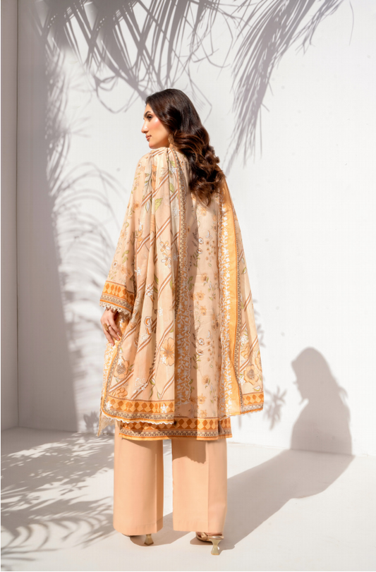 Elaya embroidered Lawn 3 Piece